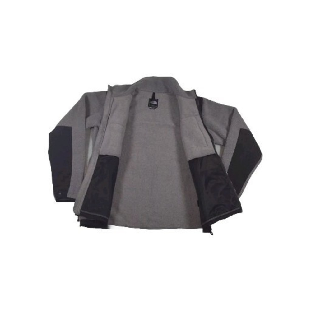 The North Face Denali A193 Black & Gray Fleece Jacket Men's Size LG - Picture 5 of 12